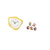 Acrylic Wall Clock Modern Ornament Timepiece Silent for Holiday Housewarming Farmhouse Kitchen with