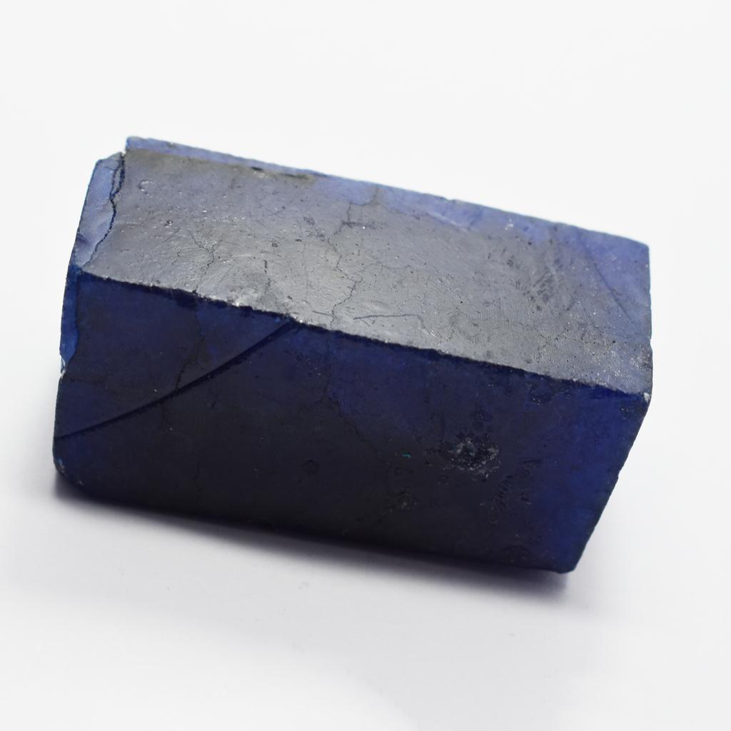 Natural Blue Tanzanite Loose Gemstone Rough 186.36 ct Uncut for Lapidary and Gem Collections