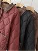 Stylish Velvet-Lined Cotton Jacket for Middle-Aged & Elderly Women - 2025 Autumn/Winter Collection