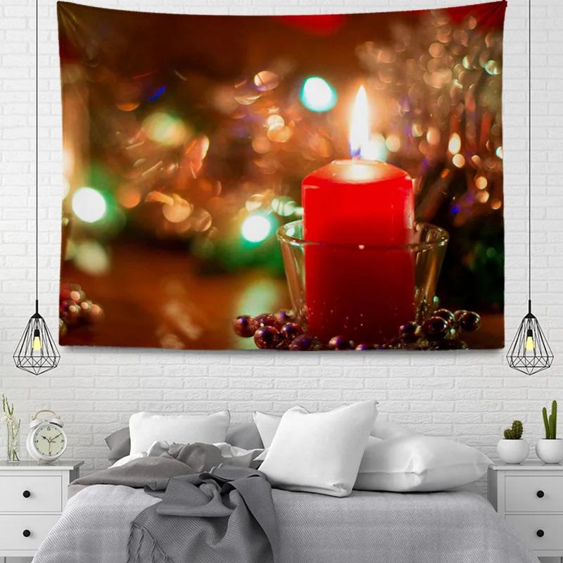 Hängende Wandteppiche aus Stoff im weihnachtlichen Stil