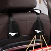 1/2 ks Kožené háčky na opěradlo sedadla do auta Přenosný závěsný stojan na tašky Pro Ford Mustang F10 Zapatillas Miniatura Gt Shelby 2005 2015 Žena 2012 Kuga