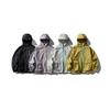BLACKARMADA Waterproof Hooded Mountaineering Jacket - Three-Proof Outdoor Wear for Men and Women 