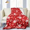 Christmas-Themed Reindeer Pattern Blanket Cover Winter Warmth Comfortable Nap Blanket Multifunctional Flannel Universal Blankets