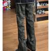 JYL Men's Denim Shorts Star Print Summer Thin  New Casual Fifth Pants Denim