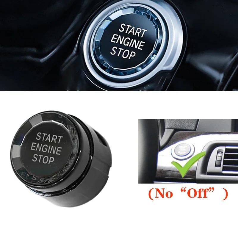 For BMW X1 X3 X4 X5 X6 F20 F22 F30 F34 F10 F18 F32 F01 F02 G20 G30 G01 Crystal Style Car Start Stop Engine Switch Button Cover