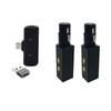 Wireless Microphone Adapter Converter Wired To Wireless Mic System for Recording and Performance