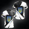 UKRAINE Men's T Shirt Summer Short Sleeve Streetwear Ukraine National Flag 3D Print Pullover Wear Oversized T-shirt Mens Clothes