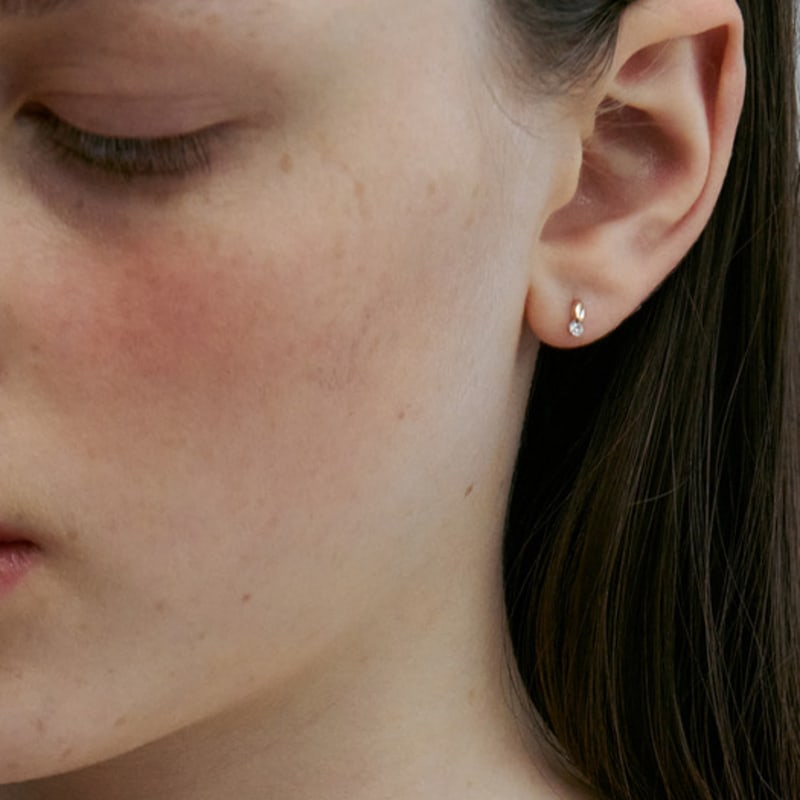 

VINTAGE HOLLYWOOD [14k Gold] Leaf Dew Earrings_VH2533EA500M 14K Yellow Gold