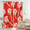 Flat Printing Jit Curtains Without Rod Candy Swirl Curtain Print Yarn Holiday Perfect Set Of 2 Modern Made Polyester Washable