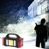 Emergency Spotlight Waterproof Solar Portable Lantern Power Bank Strong Light Torch 4 Light Source Modes for Hiking Climbing