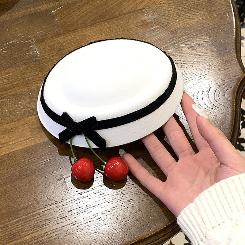 Big Flower Top Hat Hair Clip Mesh Hat With Feather Hair Clip Wedding Prom Party Accessories Headbands For Women