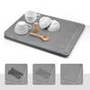 Drain Mat for Kitchen Counter 15.7" X 11.8" Large Dish Drying Mat Diatomaceous Earth Mat for Kitchen Sink Organizing