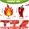 10 Pcs Chili Cook Off Decorations Set Chili Cook Off Banner Chili Pepper Disposable Tablecloth Plastic Table Cover Balloons Fire Balloons Chili