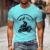 Funny Mountain Adventure Motorcycle T-shirts Harajuku Fashion Men T Shirt Adventure Before Dementia Shirts for Men Women