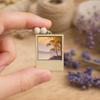 Wooden Photo Frame, DIY Sublimation Blank Picture Frames, with Hanging Rope Ornaments for Home Wall Decor