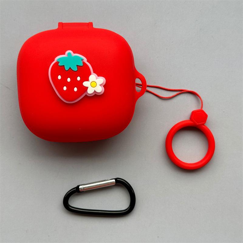 Suitable for Honor Earbuds X9 Bluetooth Headset Case Earbuds 1i Fruit Silicone Soft Case