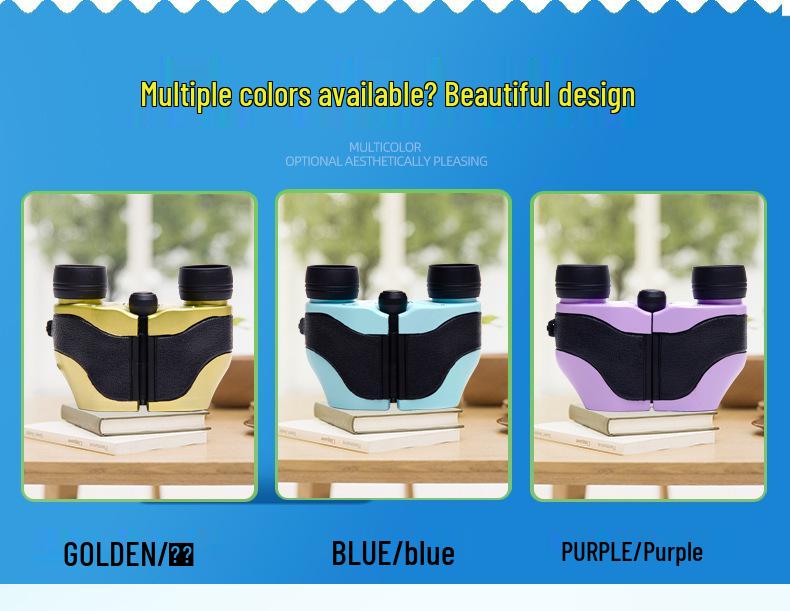 Portable Children's Binocular Telescope with Light and Auto Focus