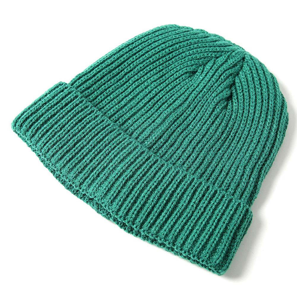 Outdoor Unisex Warm Cap Delicate Stripe Knitting Windproof Sports Knit Hats