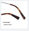 Ultra-Light Titanium Oval Frame Myopia Glasses, Women's Anti-Blue Light Gold Wire Nerd Style
