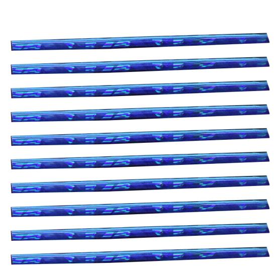 

10 шт. универсальная декоративная клипса для салона автомобиля, вентиляционное отверстие синий