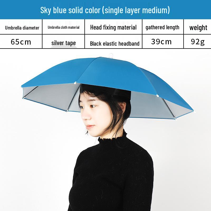 Cappello a Ombrello Pieghevole da Pesca per Adulti - Accessorio Personalizzato per Giornate di Sole