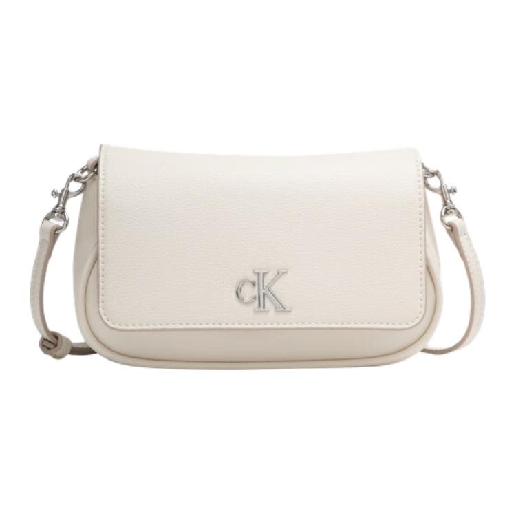 

Calvin Klein Ss25 Metal Letter Chain Shoulder Bag Women Shoulder Bag Milk-White 4K3034G-67U Ivory