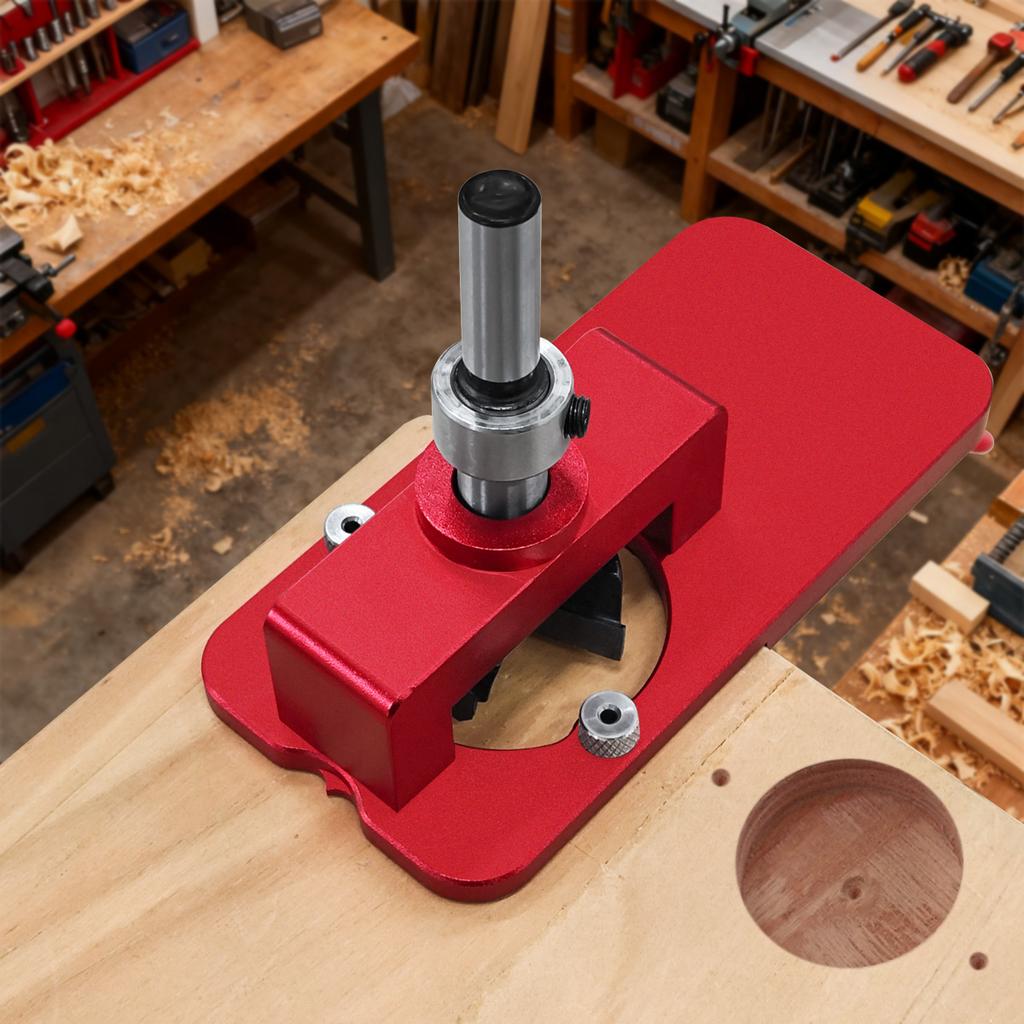 Woodworking Hole Drilling Guide Locator 35mm Hinge Boring Jig with Fixture Aluminum Plastic Hole Opener Template Door Cabinets