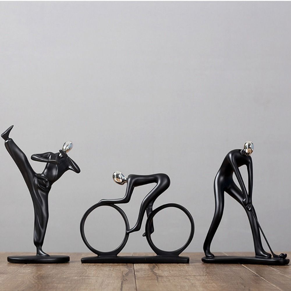 

Cabinet Decorations Figure Sculpture Character Ornaments Resin Crafts Sports Figure Sculpture 4