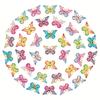 12 יחידות נעצים פרפרים - נעצים שרבוט חמודים בצורת פרפרים דקורטיביים ללוח שעם - ללוח מודעות, קיר תמונות, מפה