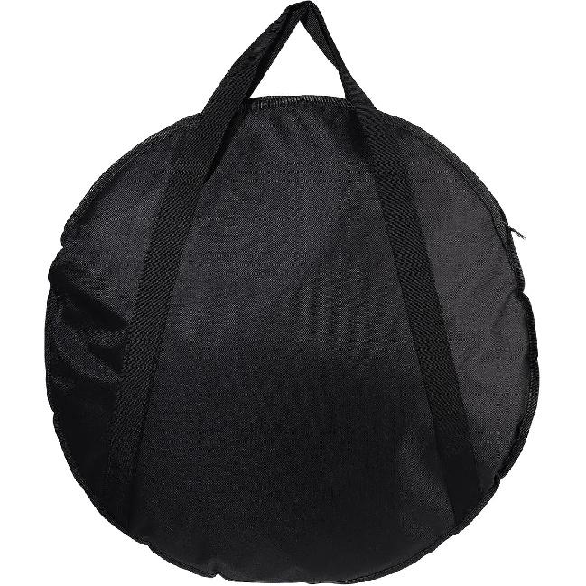Vaguelly 23 Inch Cymbal Gig Bag with Handle Double- layer Round Cymbal Storage Case for- proof and Waterproof