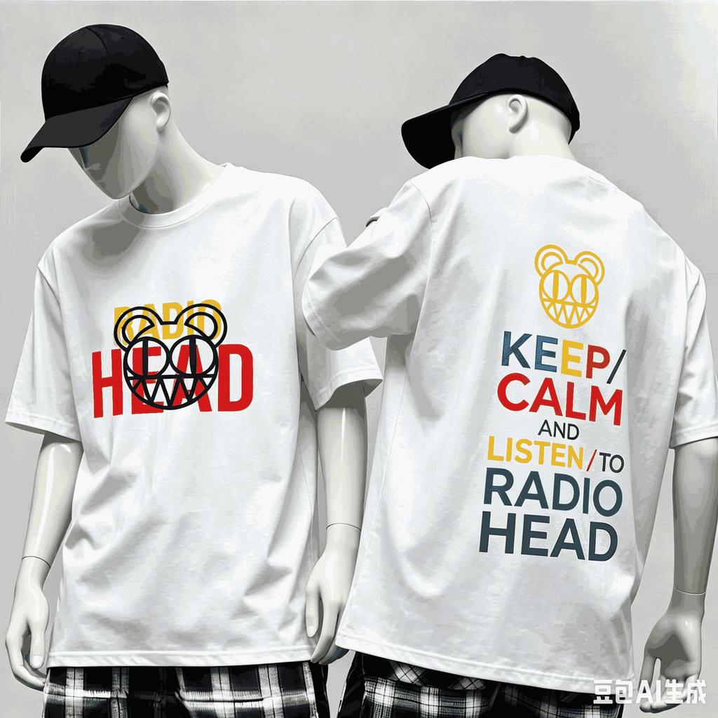 Radiohead For Fan Gift Tshirt Unisex Unisex Harajuku Oversized Unisex Short Sleeve Streetwear High Quality Couples Classic Soft Tee