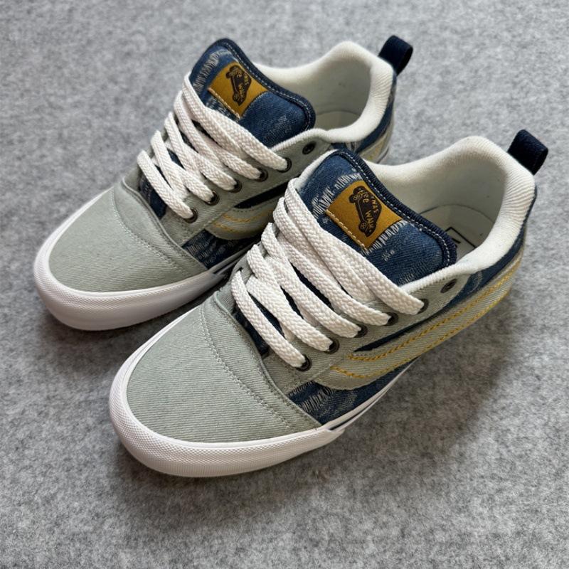 

Осенняя дышащая новая трендовая обувь, кеды-слипоны, обувь в стиле athleisure 38 джинсовый