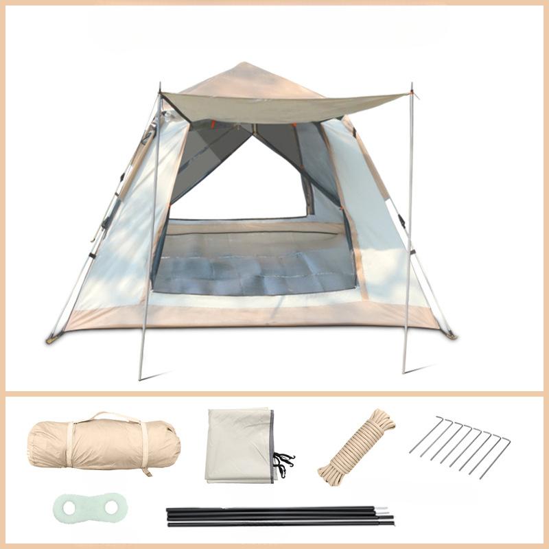 

Уличная палатка, портативная складная автоматическая палатка для кемпинга, пляжного парка, кемпинга, утолщенная, непромокаемая, полный комплект 210*210*145CM