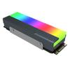 ARGB AURA Sync Computer 2280 SSD M2 Radiator Aluminum PC RGB M.2 Nvme Cooler Heatsink Solid State Drive Heat Sink Cooler