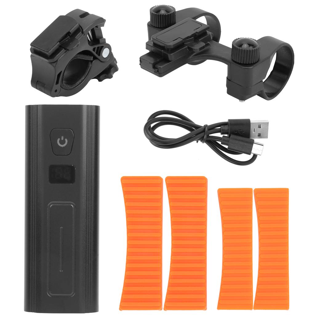 Mountainbike USB Wiederaufladbares Frontlicht Nachtfahrrad LED Scheinwerfer Verstellbar