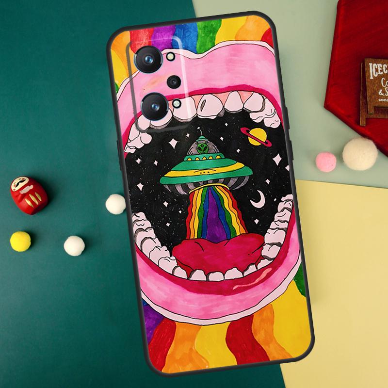Aesthetics Cartoon Alien Space For Realme 15 Pro GT7 C55 C71 C53 C67 C75 C61 C33 C63 C51 C65 10 11 12 13 14 Pro Plus Case