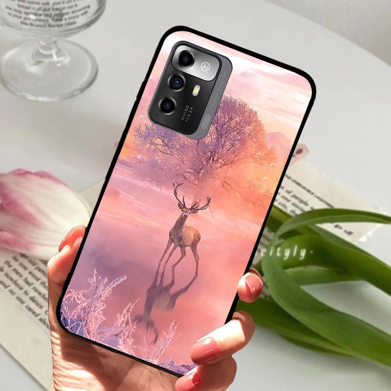 Für ZTE Blade A72 / A 72 5G / A52 Hülle Schwarzes Silikon Weiches TPU Funda Abdeckung für ZTE Blade A72 5G BladeA72 Bumper Schutzhülle Fundas