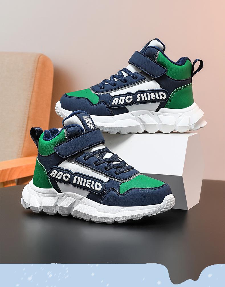 Jungen Winterschuhe 2025 - Rutschfeste Samt-Laufschuhe - Weiche, Warme Sportsneaker