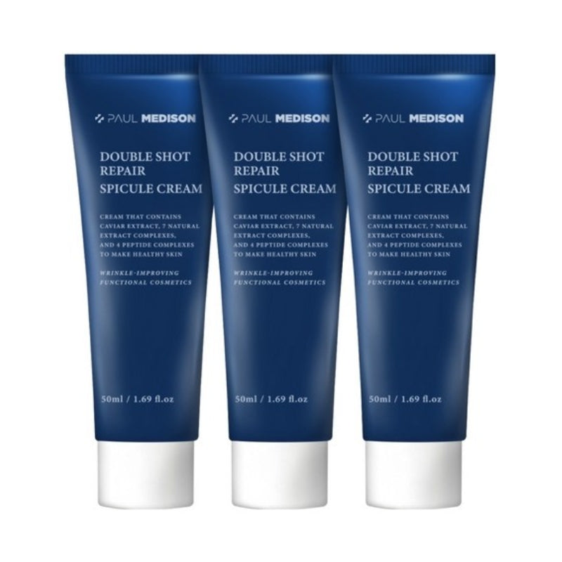 Paul Medison Double Shot Repair Spicule Cream 50ml*3Pcs/5Pcs