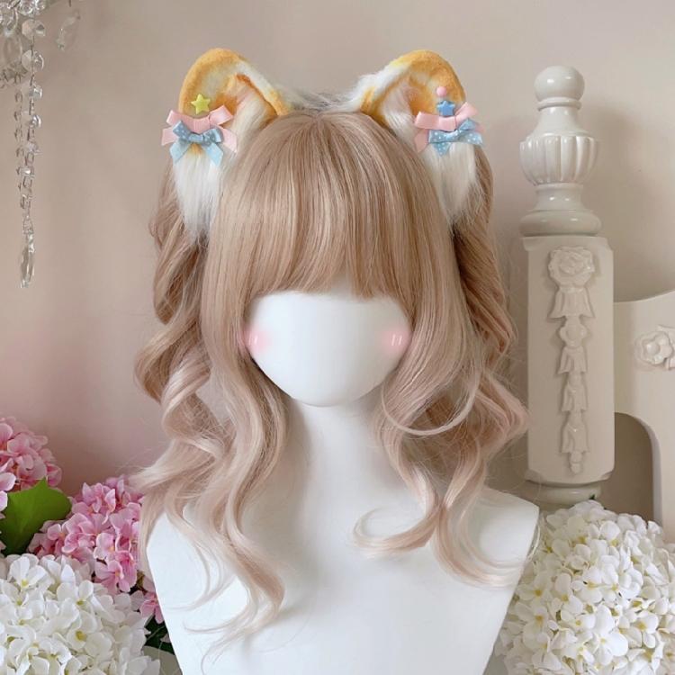 Handmade Fun Cosplay Headpiece Wolf-Ears Halloween Party Role Play Headband