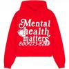 Winter Retro Streetwear Hooded Sweatshirt Young Unisex Women Printed Loose Fit Pullover