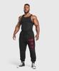 Men's American Style Shark Fitness Joggers - Outdoor Sports, Casual, Cotton, Loose Fit, Plus Size