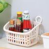 Plastic Hanging Storage Basket White Sundries Hanging Basket Portable Bath Basket  Bathroom