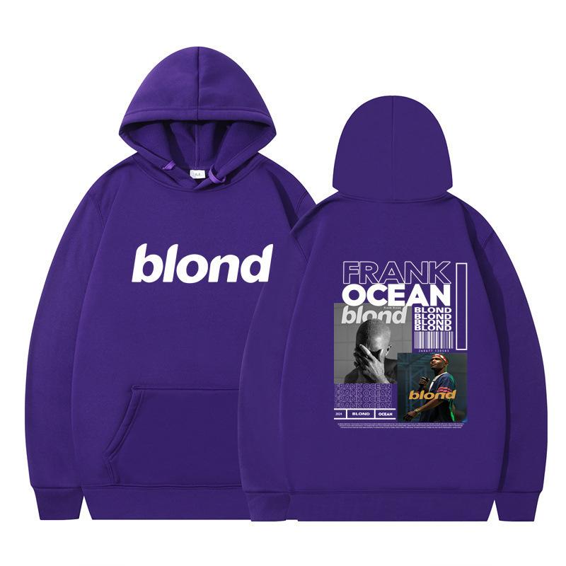 2024 Außenhandel Neu Blond Grenzüberschreitend Herbst/Winter Neu Fleece Lässig Kapuzenkragen Unisex Kapuzenpullover