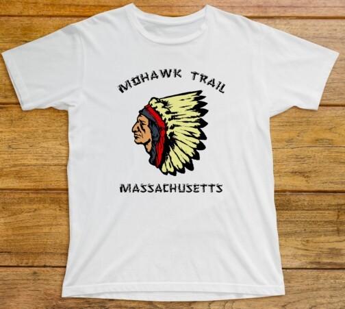 Mohawk Trail T Shirt 771 Massachusetts Native American Millers River New York