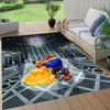 1pc beauty and the beast Pattern Carpet Area Rug Non slip Carpet Hand Washable Floor Mat Suitable For Living Room Bedroom Home Decor Room Decor