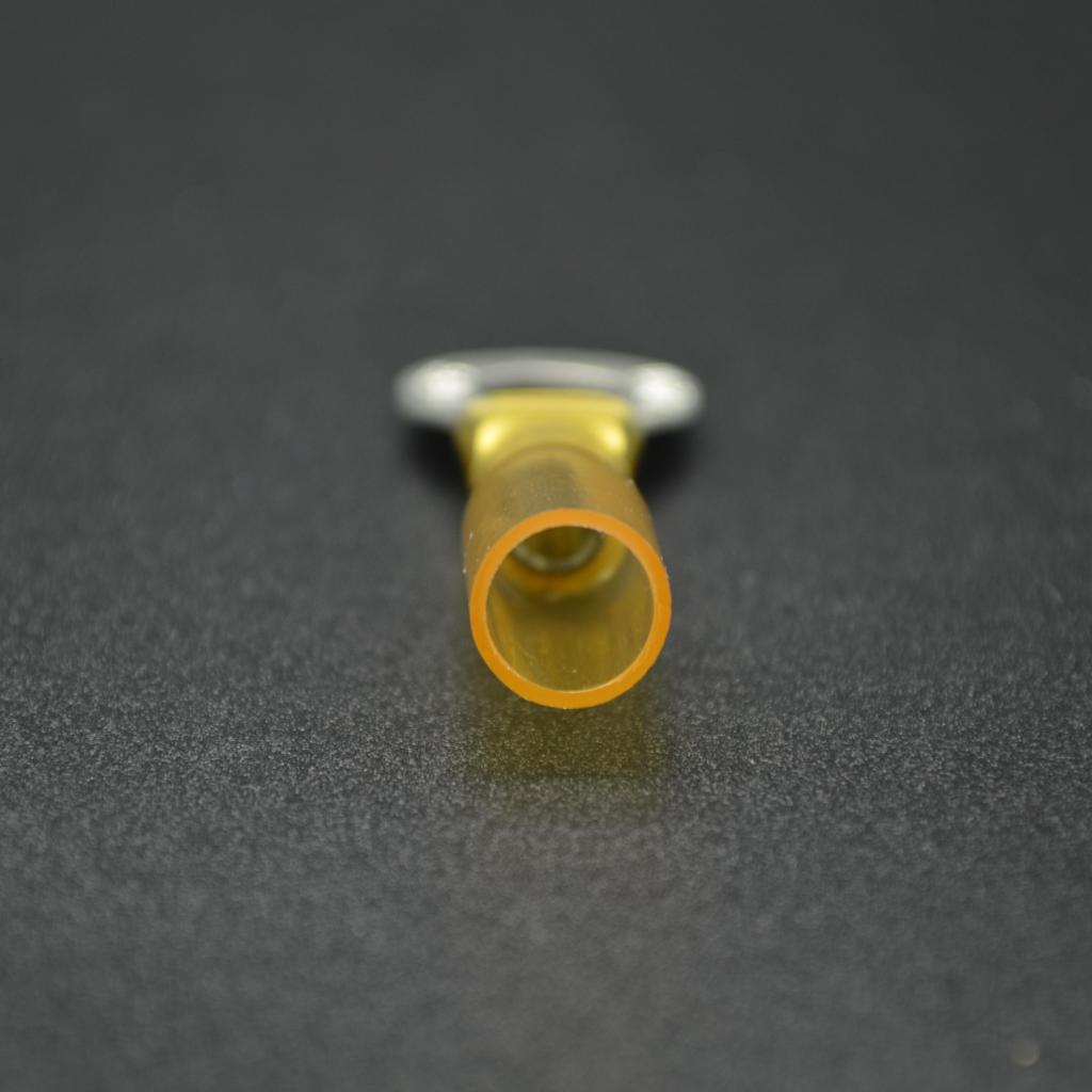 10PCS/BAG AWG 12-10 4 5 6²MM Waterproof Ring Wire Connectors Nylon Insulated Heat Shrink Ring Terminal Electrical Wire Crimp Connectors