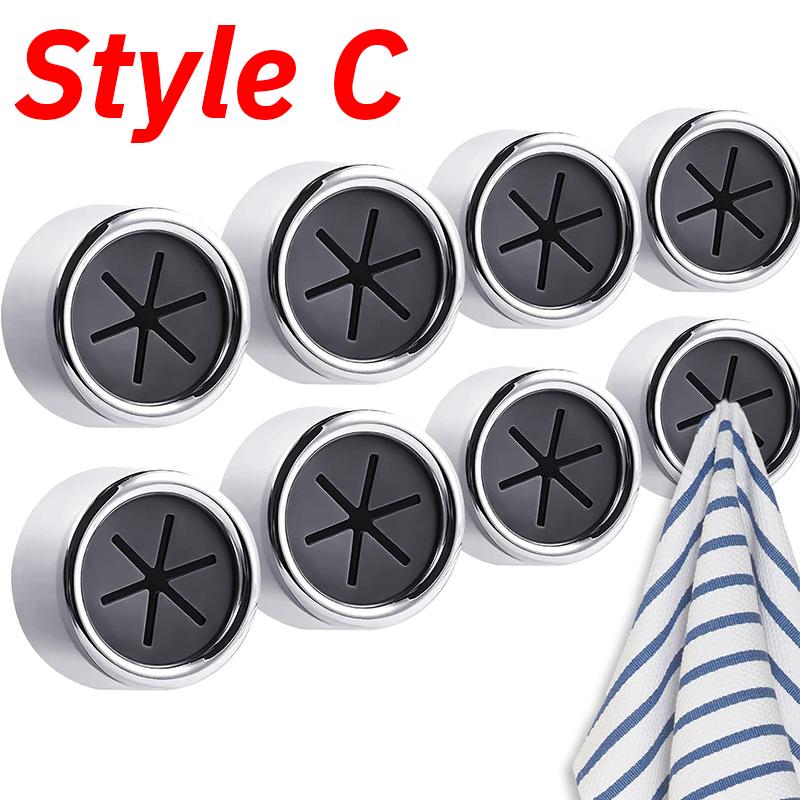 

8/1 шт. самоклеящиеся держатели для полотенец настенные органайзеры для ванной комнаты крючки для полотенец стойка для хранения кухонные тряпки зажимы для полотенец 8PCS