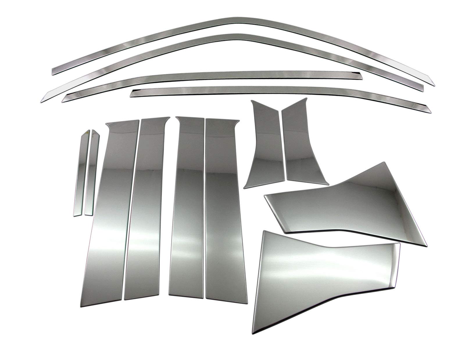 

BRIGHTZ DAYS 43 44 45 46 47 48 Ultra Mirror Stainless Steel Plated Pillar Upper Window Set B43W B44W B45W B46W B47W B48W B43 B44 B45 B46 B47 B48 B (14