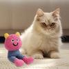 Crinkle Sound Cat Toy Catnip Cat Chew Toy Interactive Plush Waffle Kitten Teething Toy for Indoor Cats Biting Entertainment